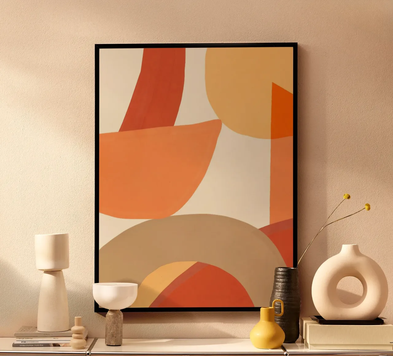 Forme moderne e calde poster da LeaDArt