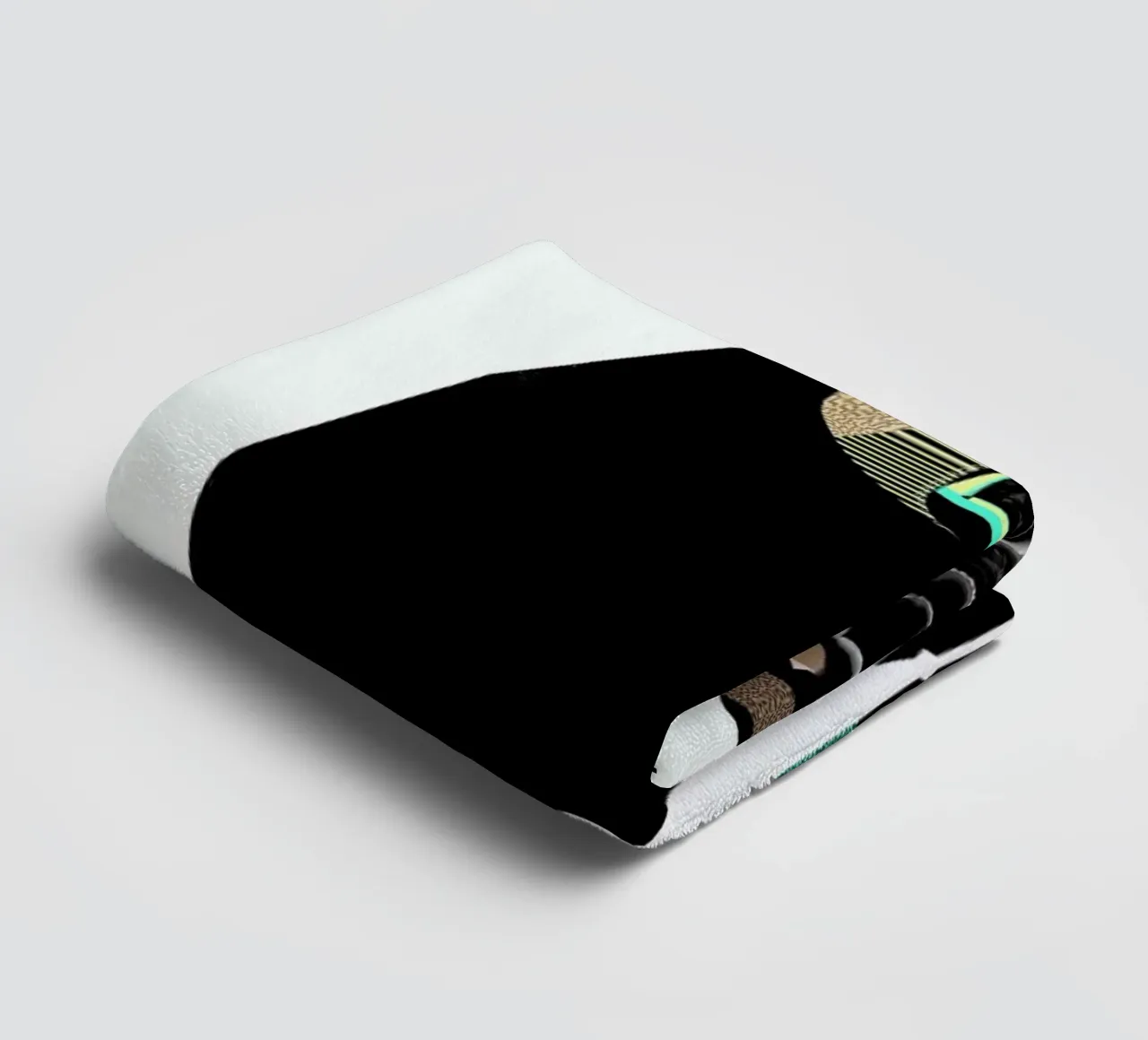 Bear meets Deer towel by Birgit Palma
