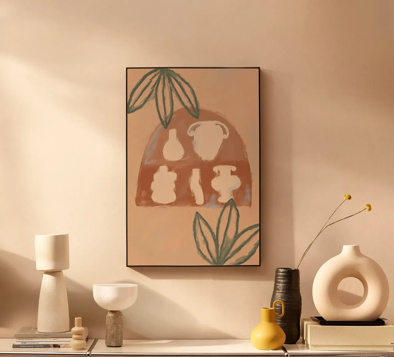 Vasi dipinti plexiglass da Colourful Art