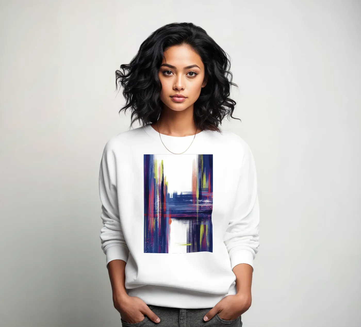 abstract felpa da by elle arts