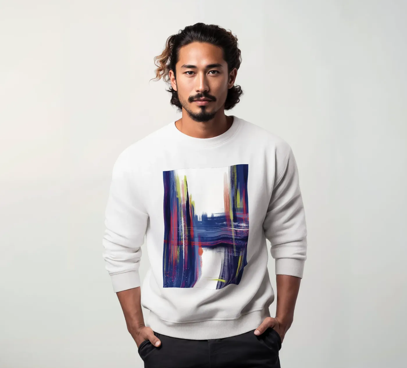 abstract felpa da by elle arts