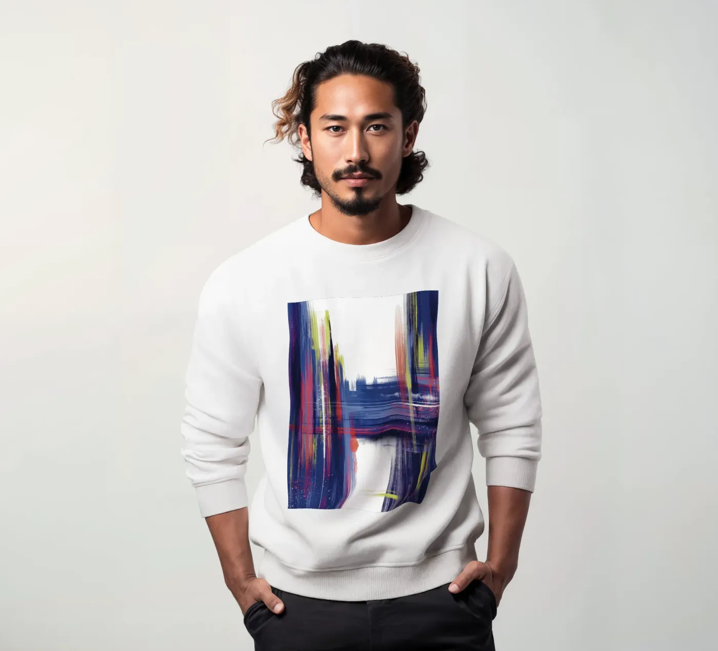 abstract felpa da by elle arts