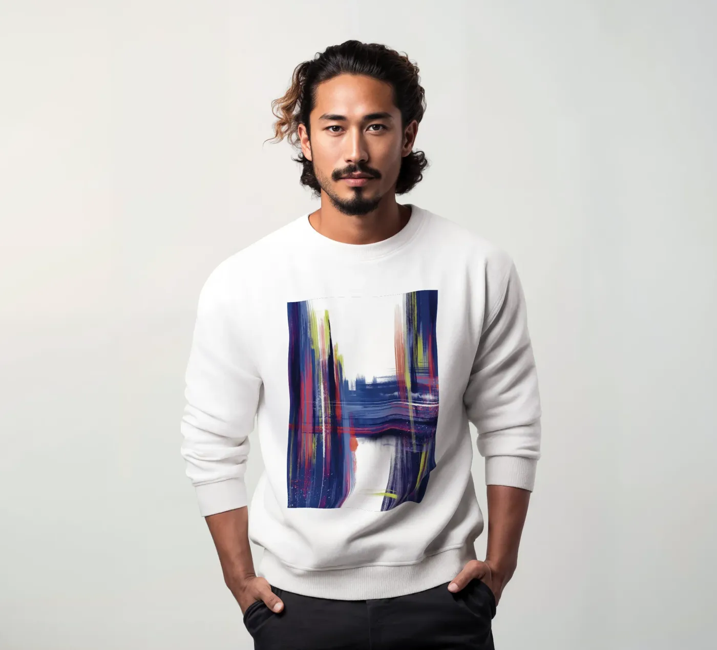 abstract felpa da by elle arts