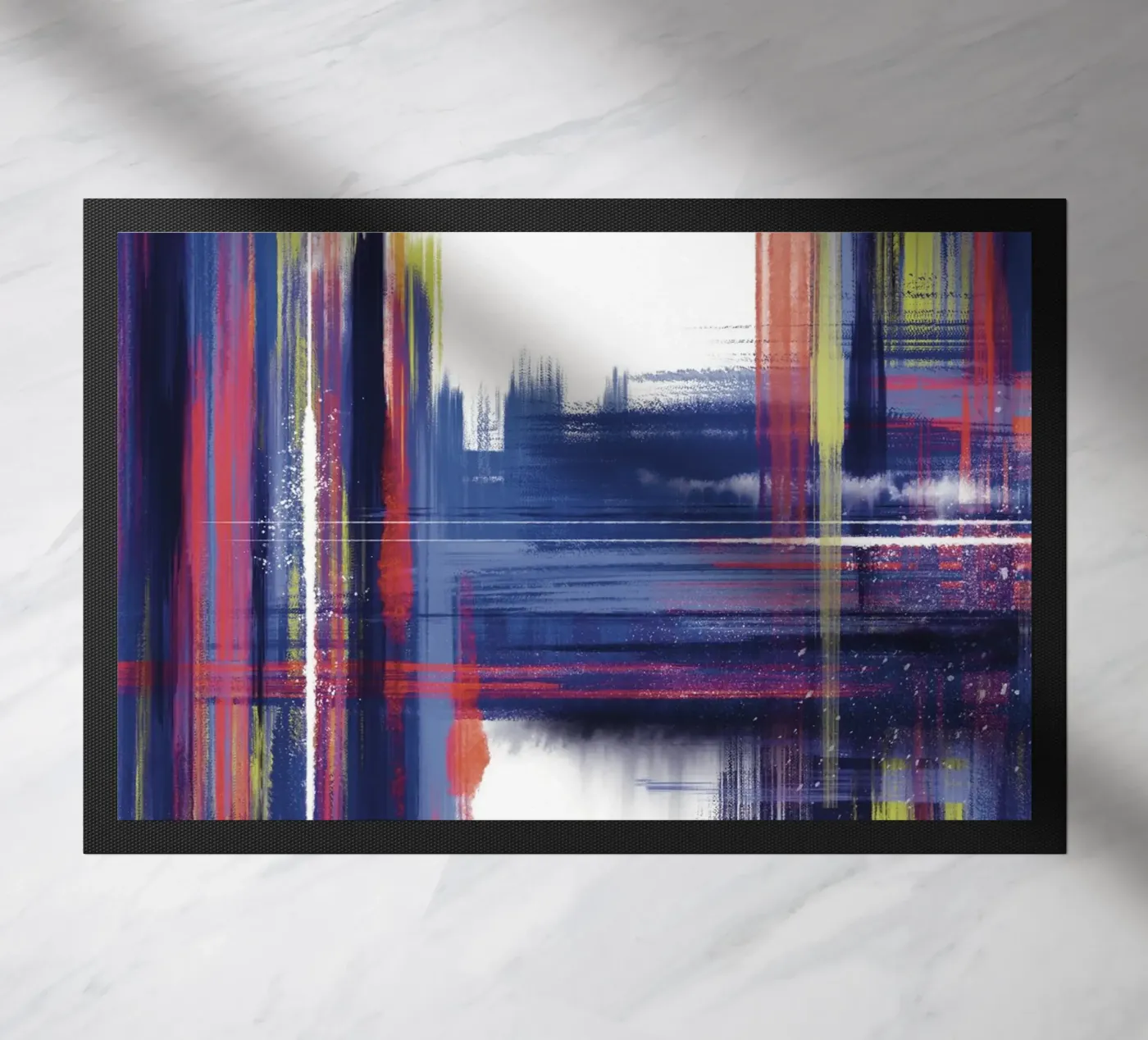 abstract deurmat van by elle arts