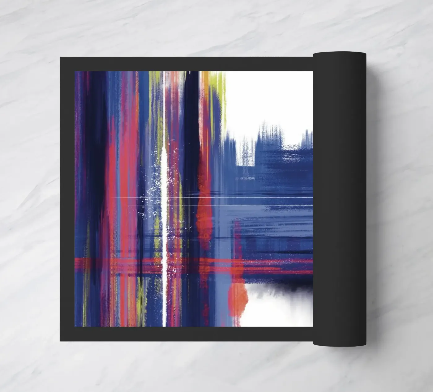abstract deurmat van by elle arts