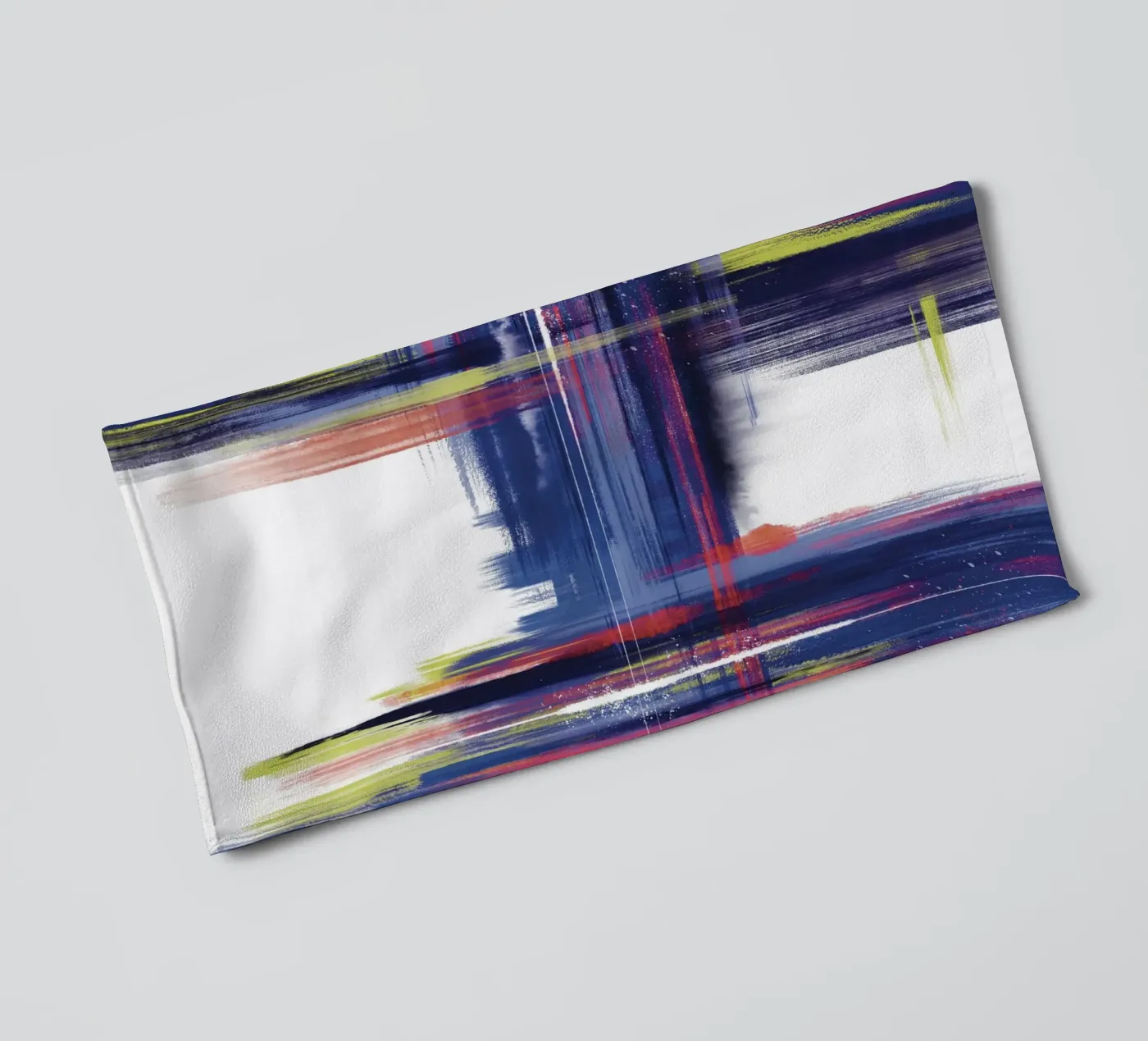 abstract badhanddoek van by elle arts