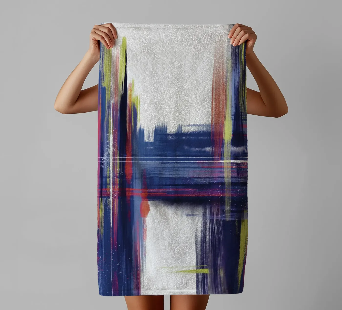 abstract towel by by elle arts