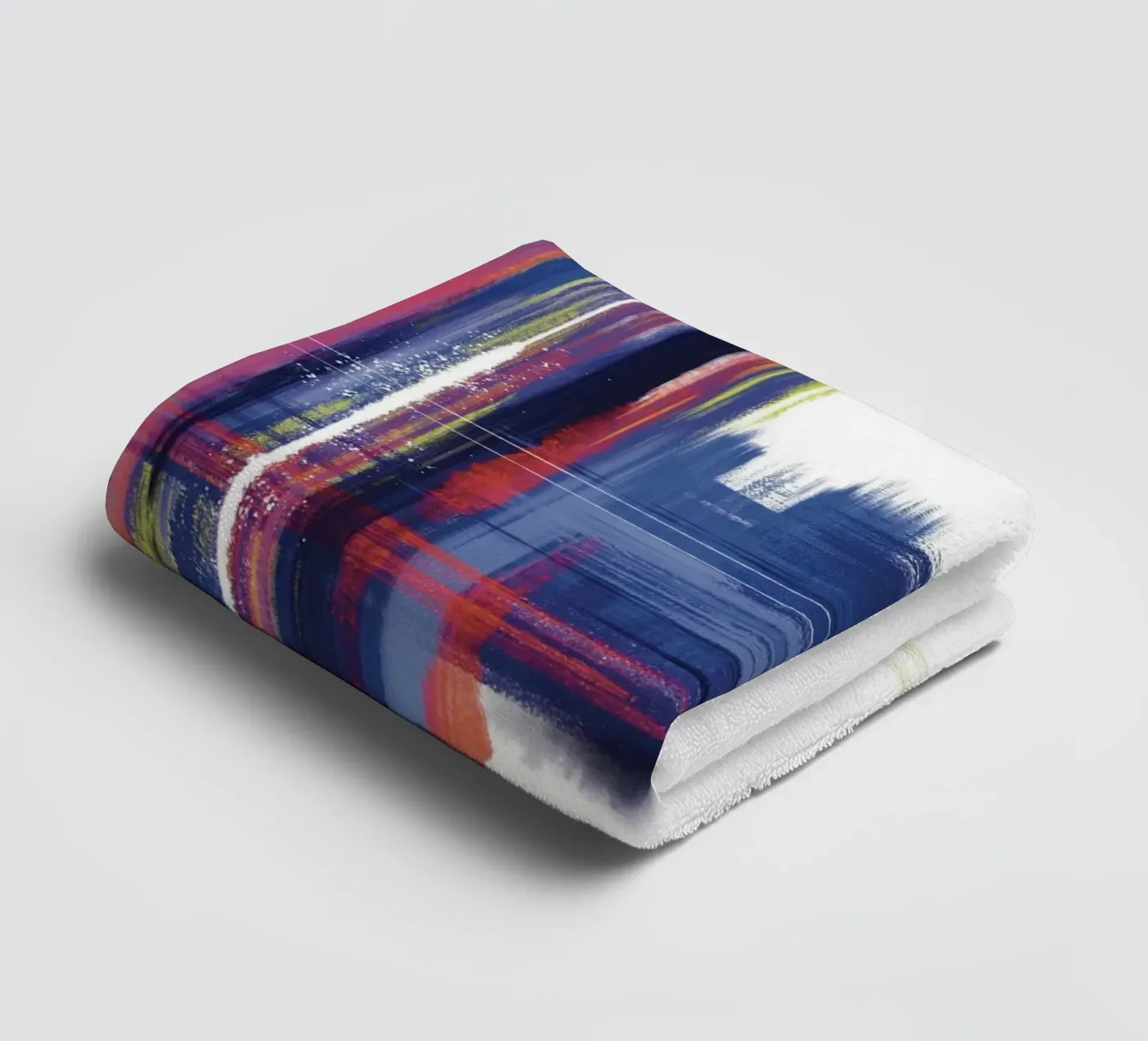 abstract badhanddoek van by elle arts