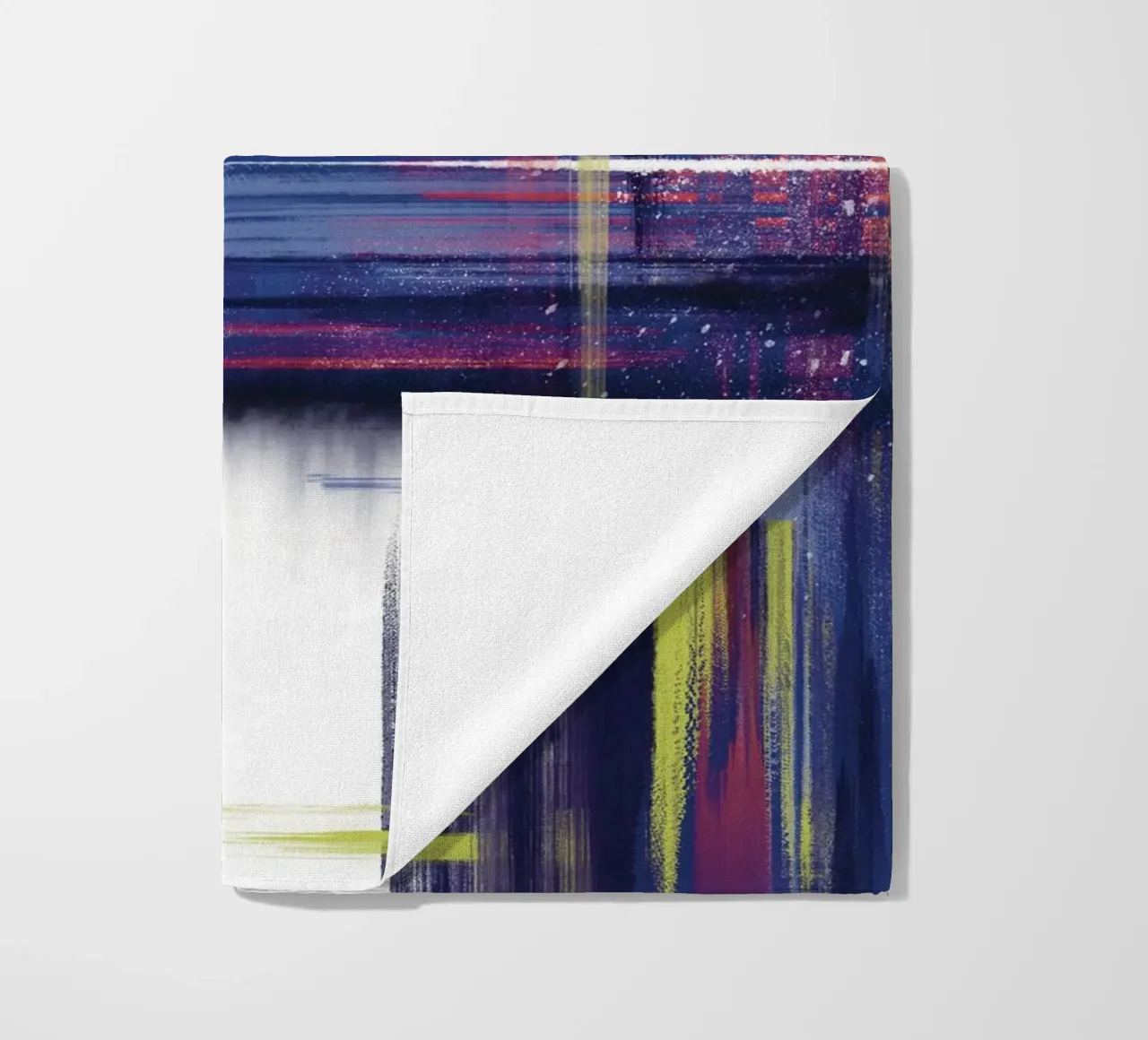 abstract strandhanddoek van sketch_visual_studio