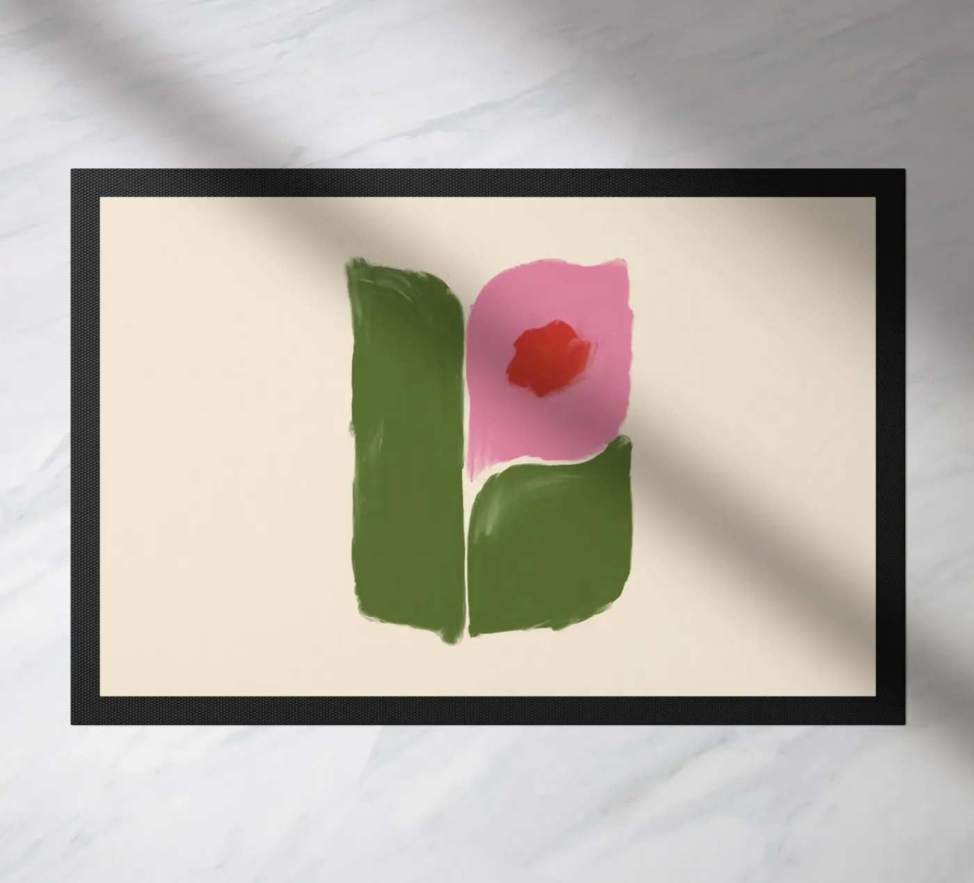 Abstract Fiore rosa zerbino da Colourful Art