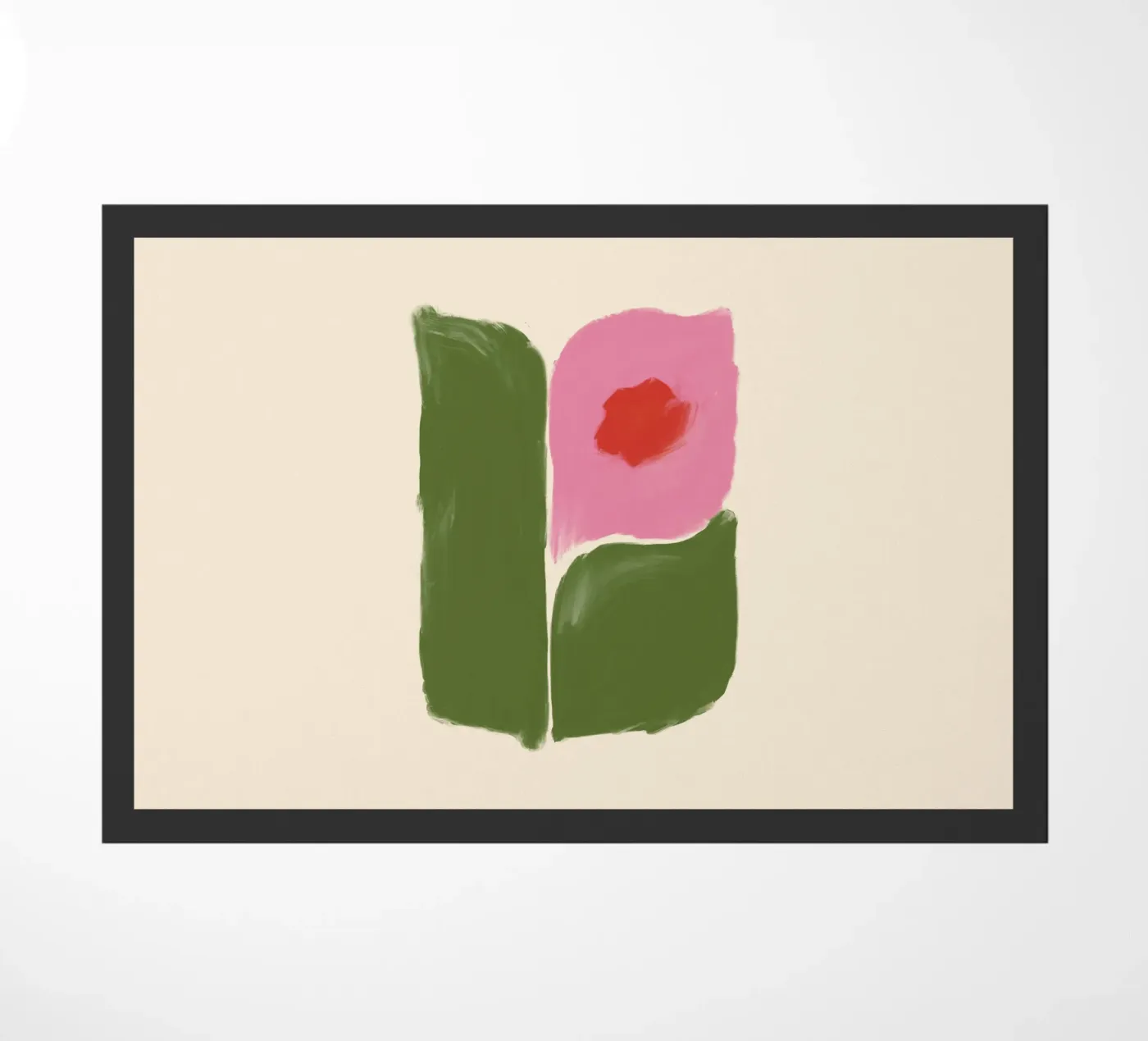 Abstract Fiore rosa zerbino da Colourful Art