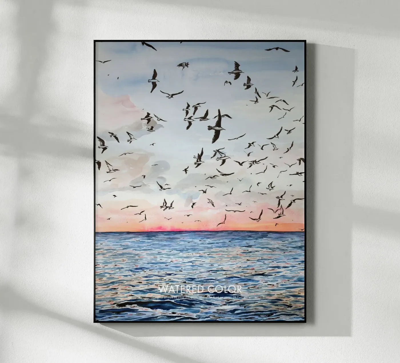 Watered Color acrylic glass by artleejisun