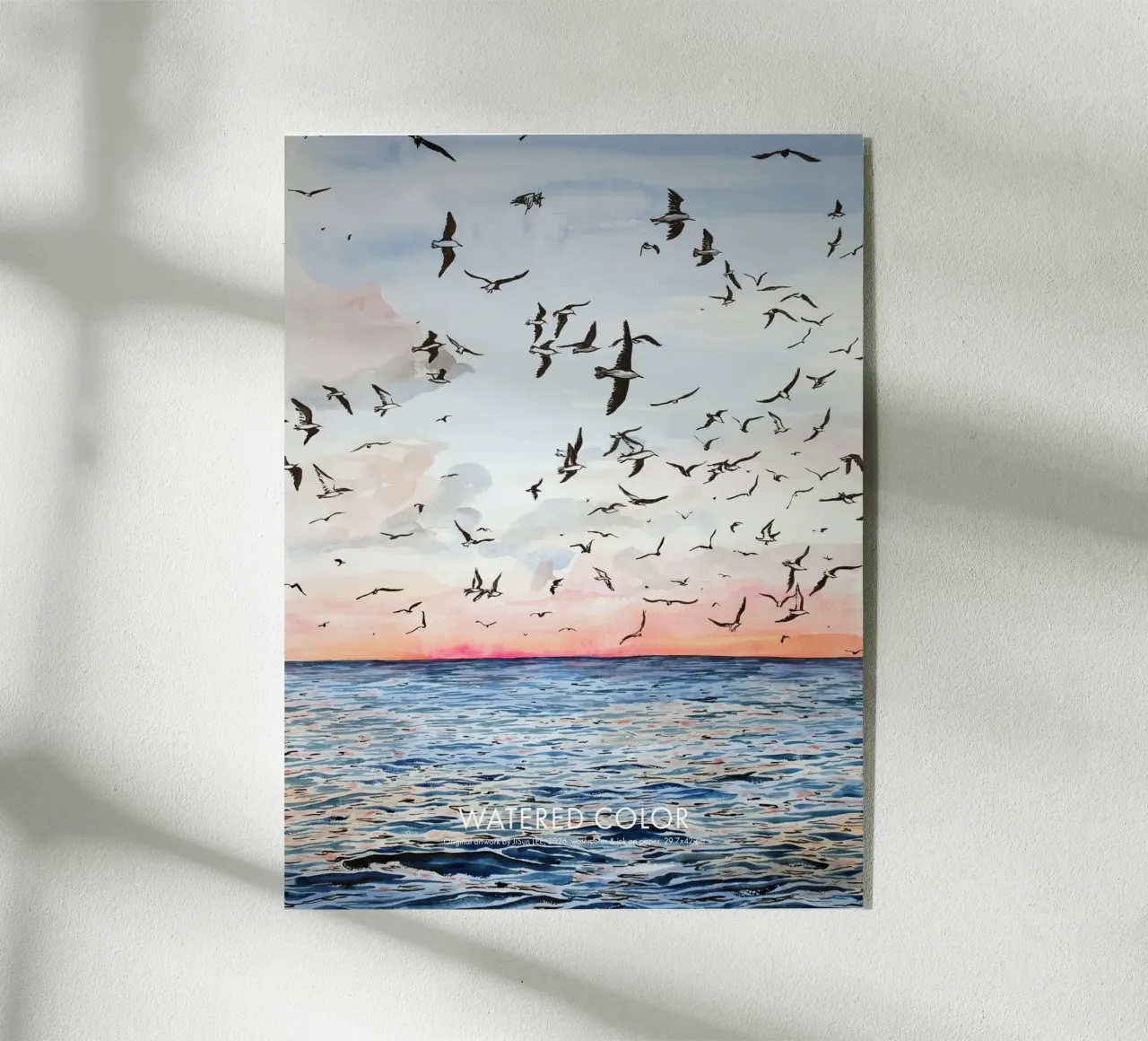 Watered Color plexiglass da artleejisun