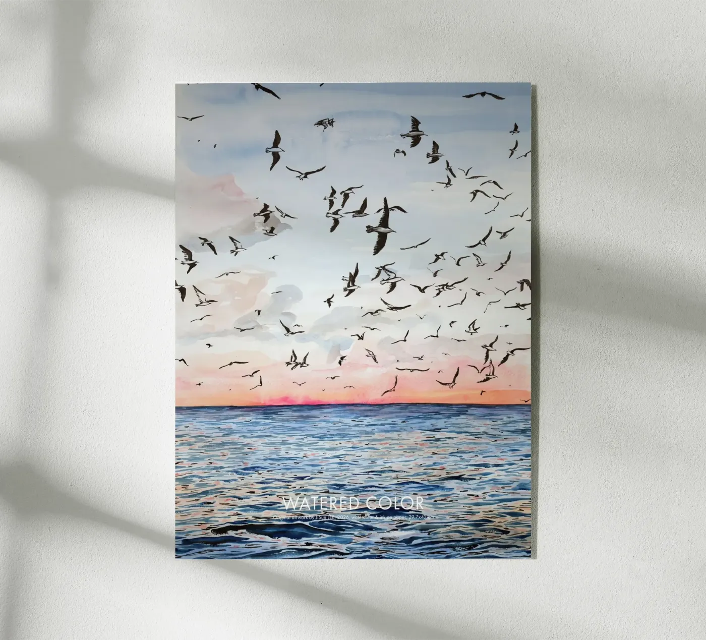 Watered Color acrylic glass by artleejisun