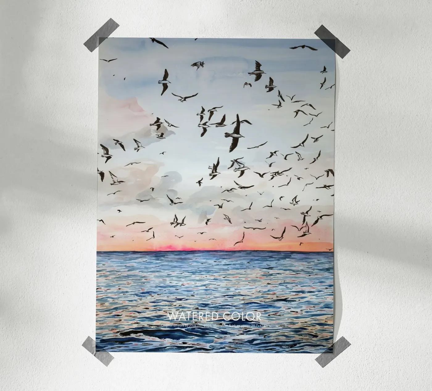 Watered Color poster da artleejisun