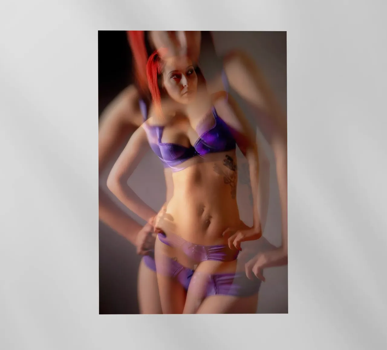 EDV in Purple Zoomed pellicola backlit da Dave Hare Photography