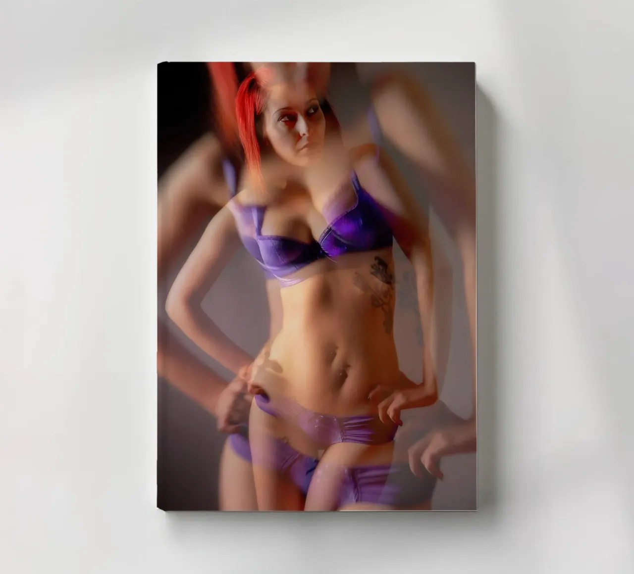 EDV in Purple Zoomed notebook by Dave Hare Photography