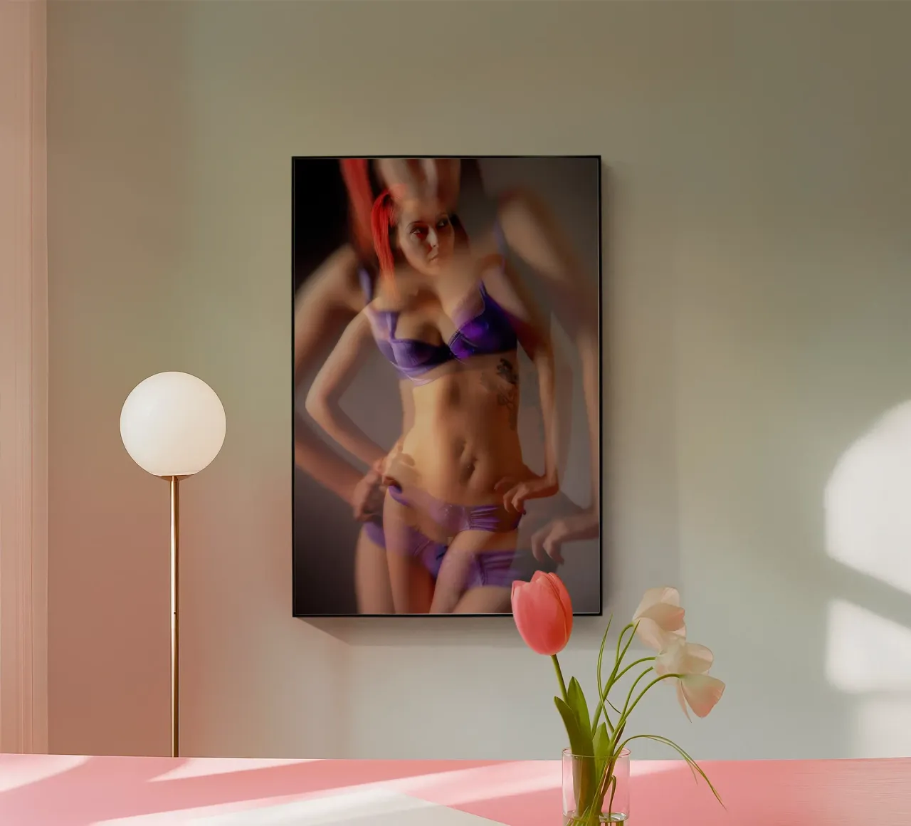 EDV in Purple Zoomed plexiglass da Dave Hare Photography