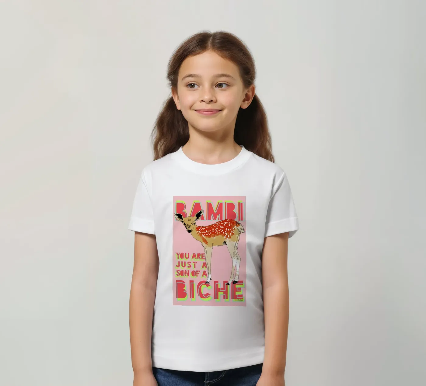 Bambi t-shirt bambini da La Belette Rose
