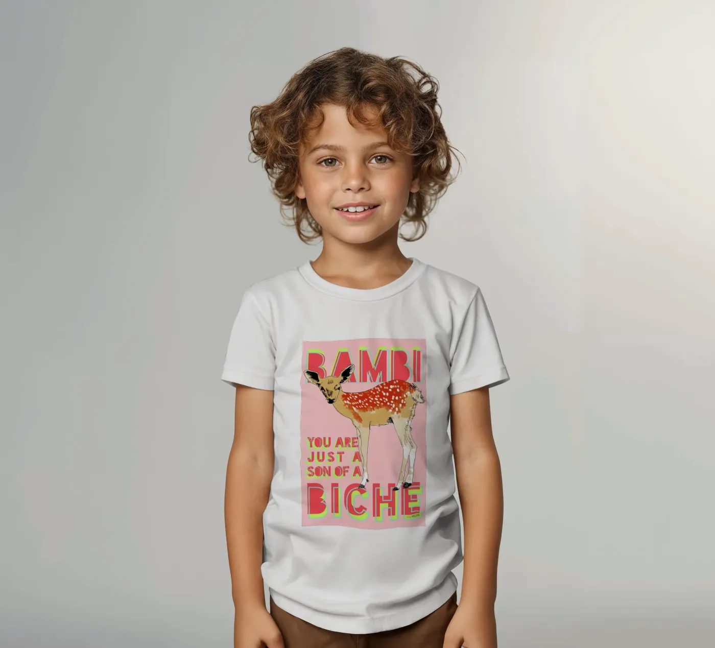 Bambi t-shirt bambini da La Belette Rose