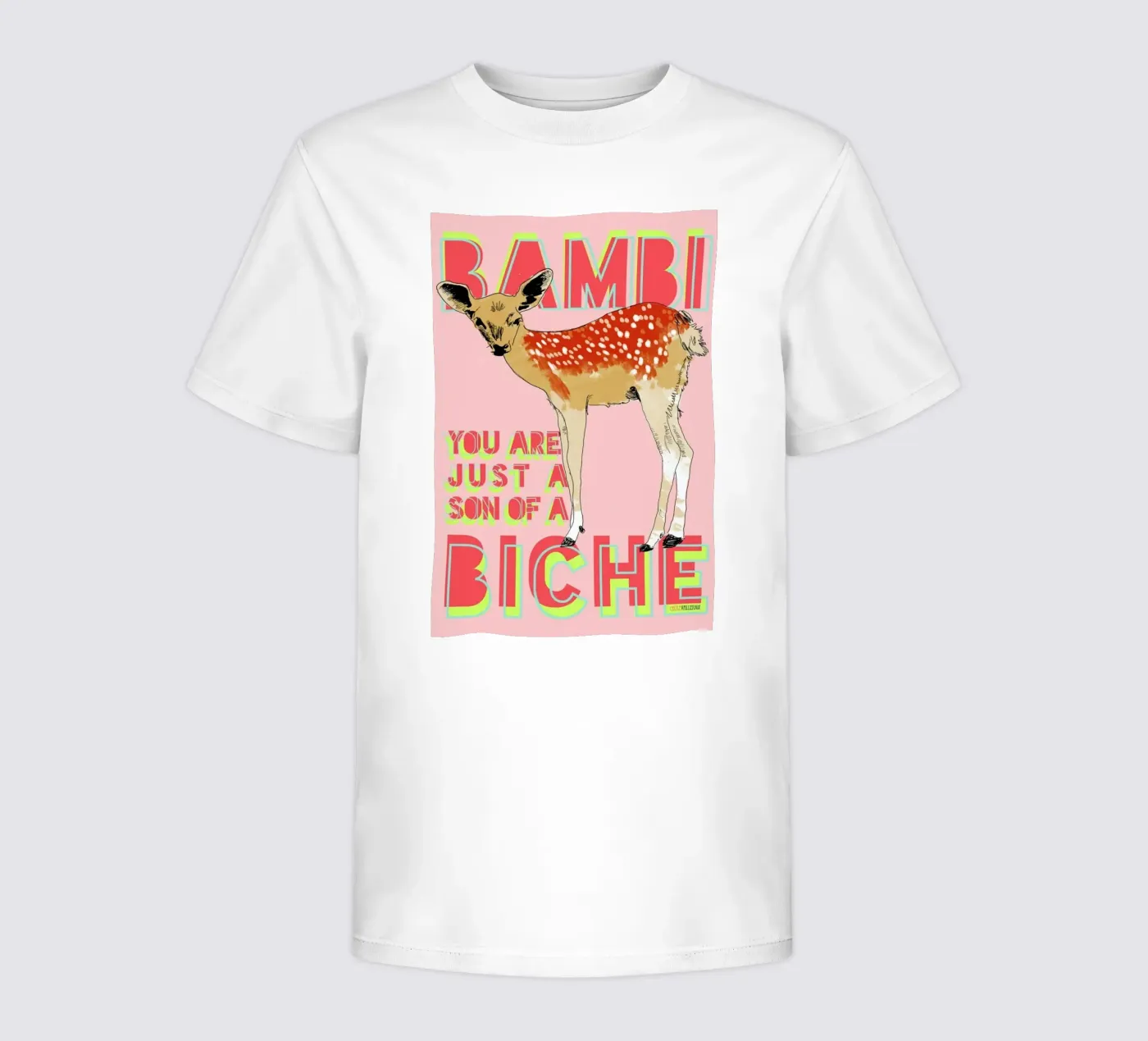 Bambi t-shirt bambini da La Belette Rose