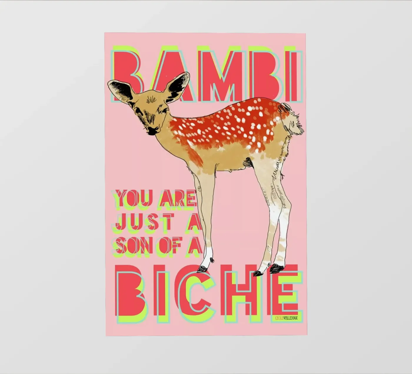 Bambi pellicola backlit da La Belette Rose