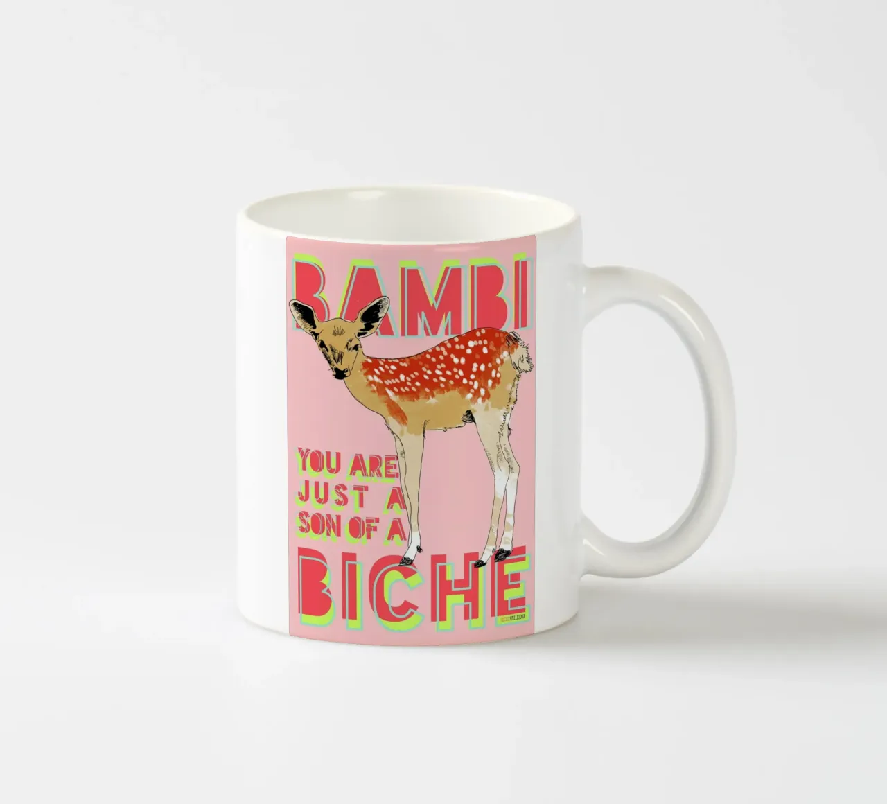 Bambi tazza in ceramica da La Belette Rose