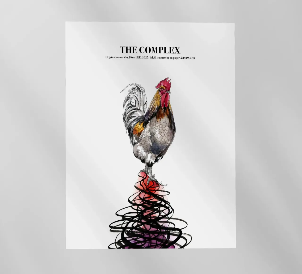 The Complex backlit folie van artleejisun