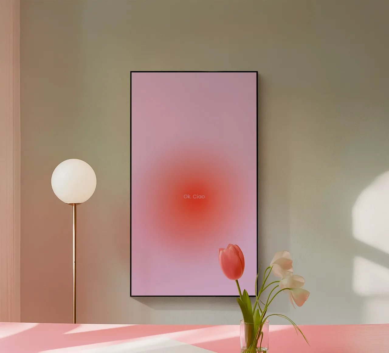 Ok. Ciao. plexiglass da Fesofi