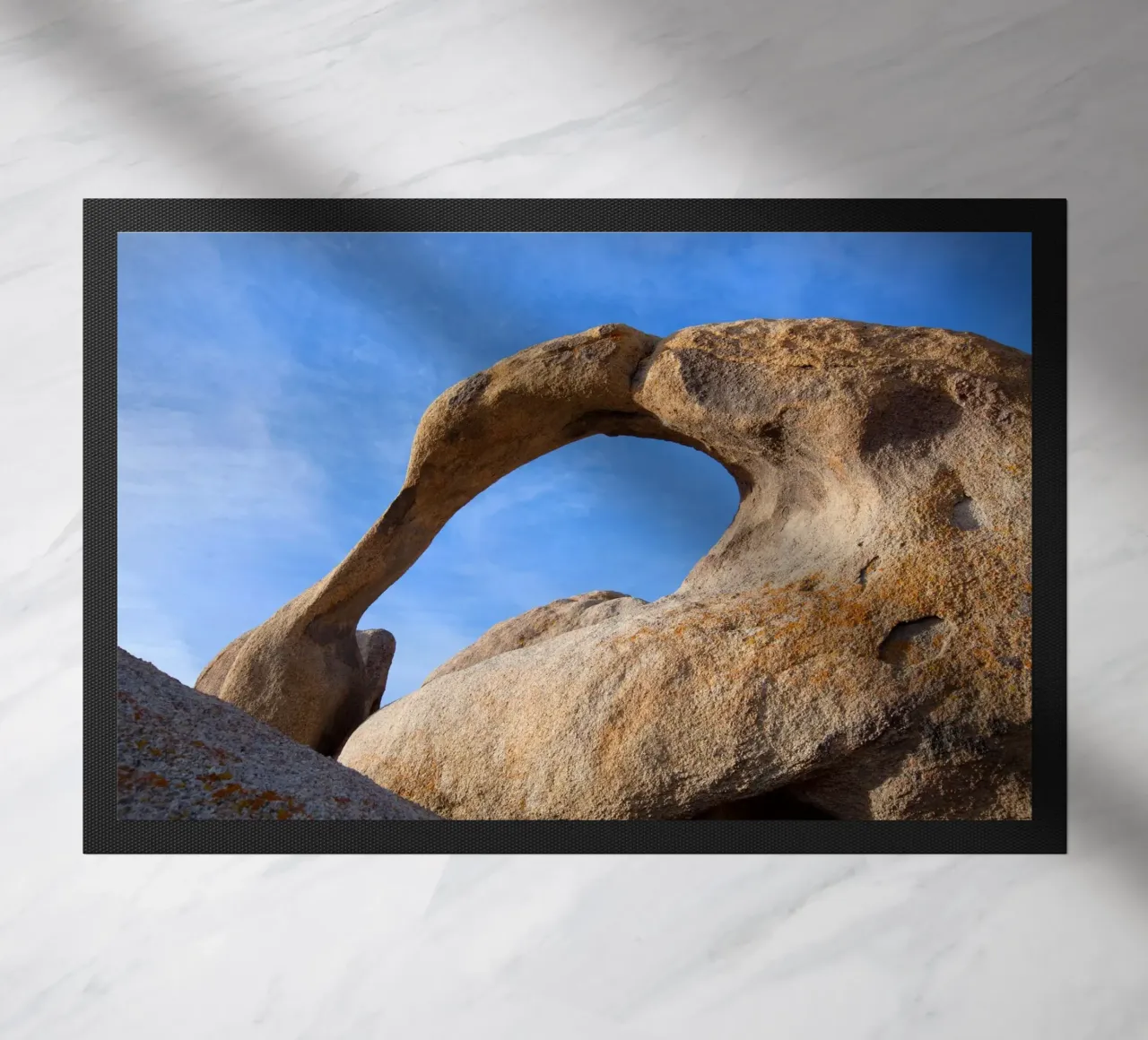 Mobius Arch doormat by Dave Hare Photography