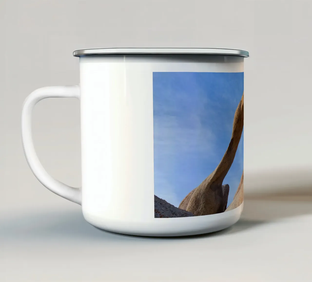 Arco di Mobius tazza in smalto da Dave Hare Photography