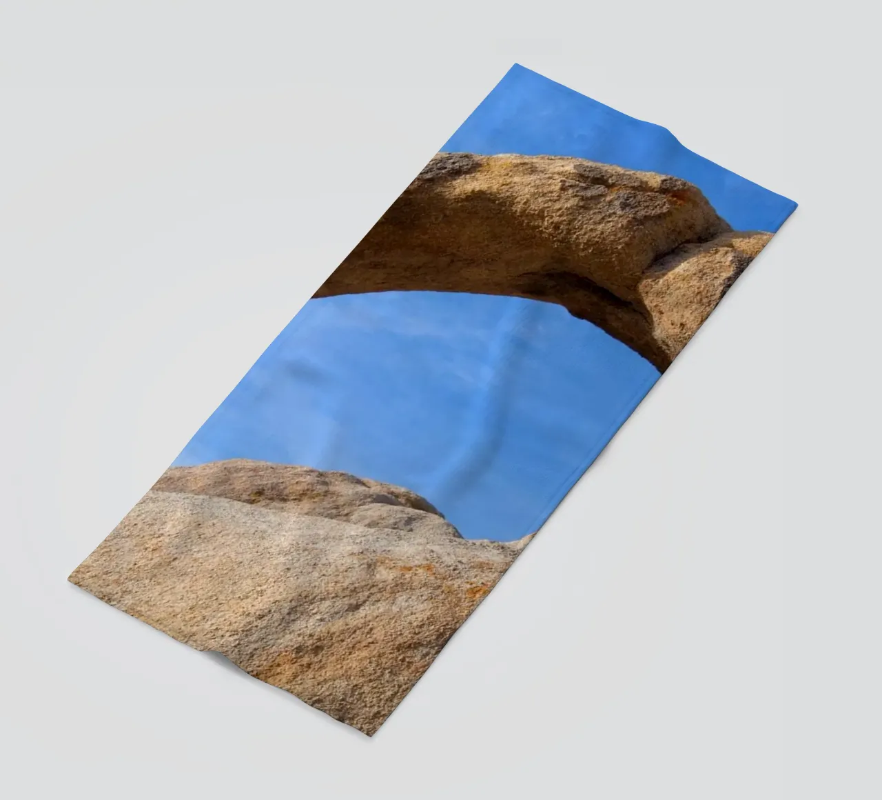 Mobius Arch beach towel by Dave Hare Photography