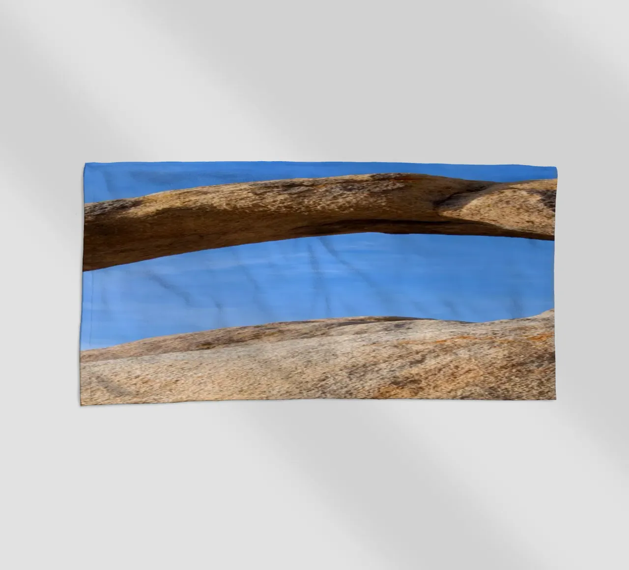 Mobius Arch beach towel by Dave Hare Photography