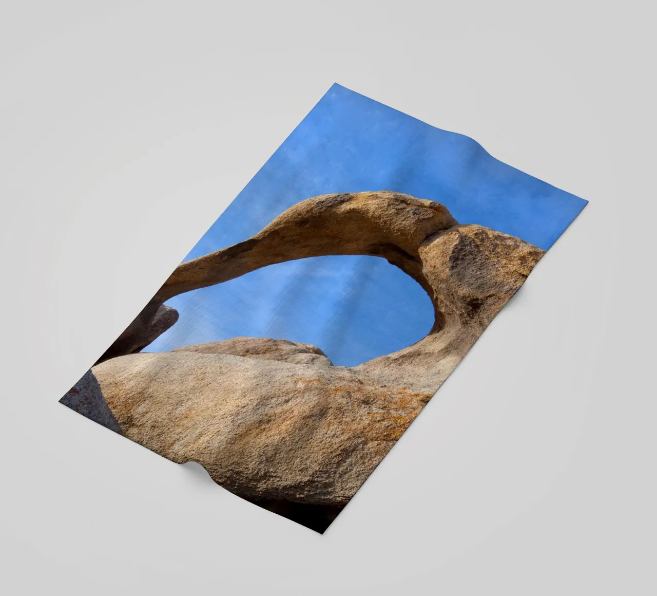 Mobius Arch beach towel by Dave Hare Photography