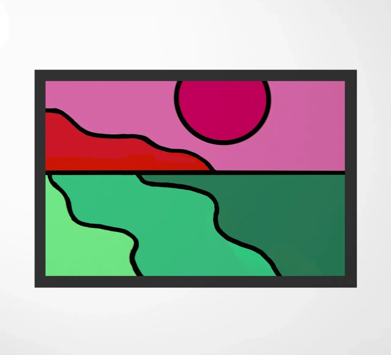 Sonnenklang deurmat van Fesofi