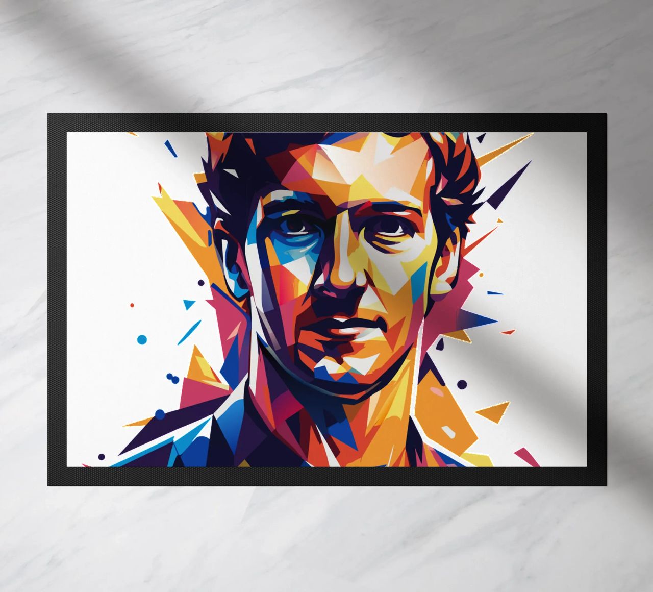 Mark Zuckerberg in WPAP Pop ARt zerbino da vectorartnesia