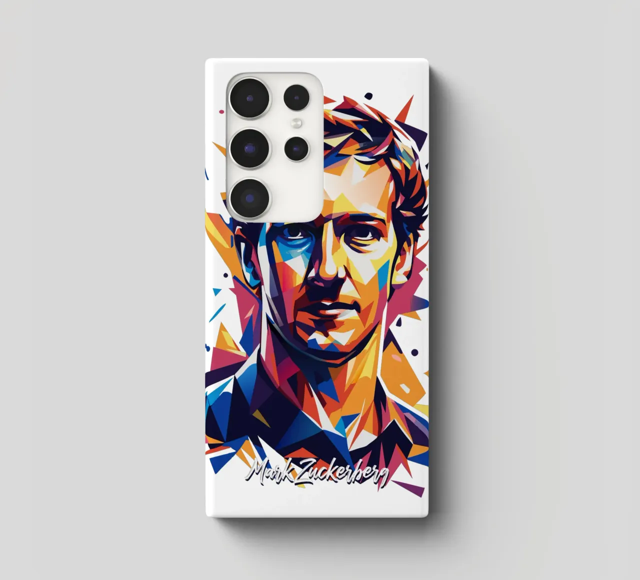 Mark Zuckerberg in WPAP Pop ARt cover samsung da vectorartnesia