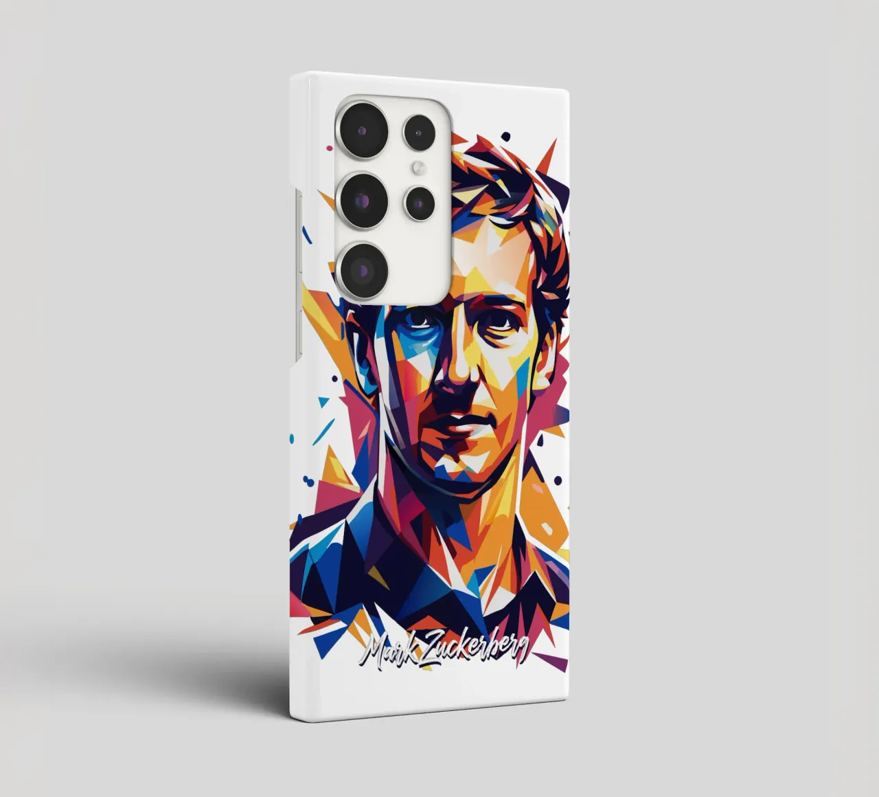 Mark Zuckerberg in WPAP Pop ARt cover samsung da vectorartnesia