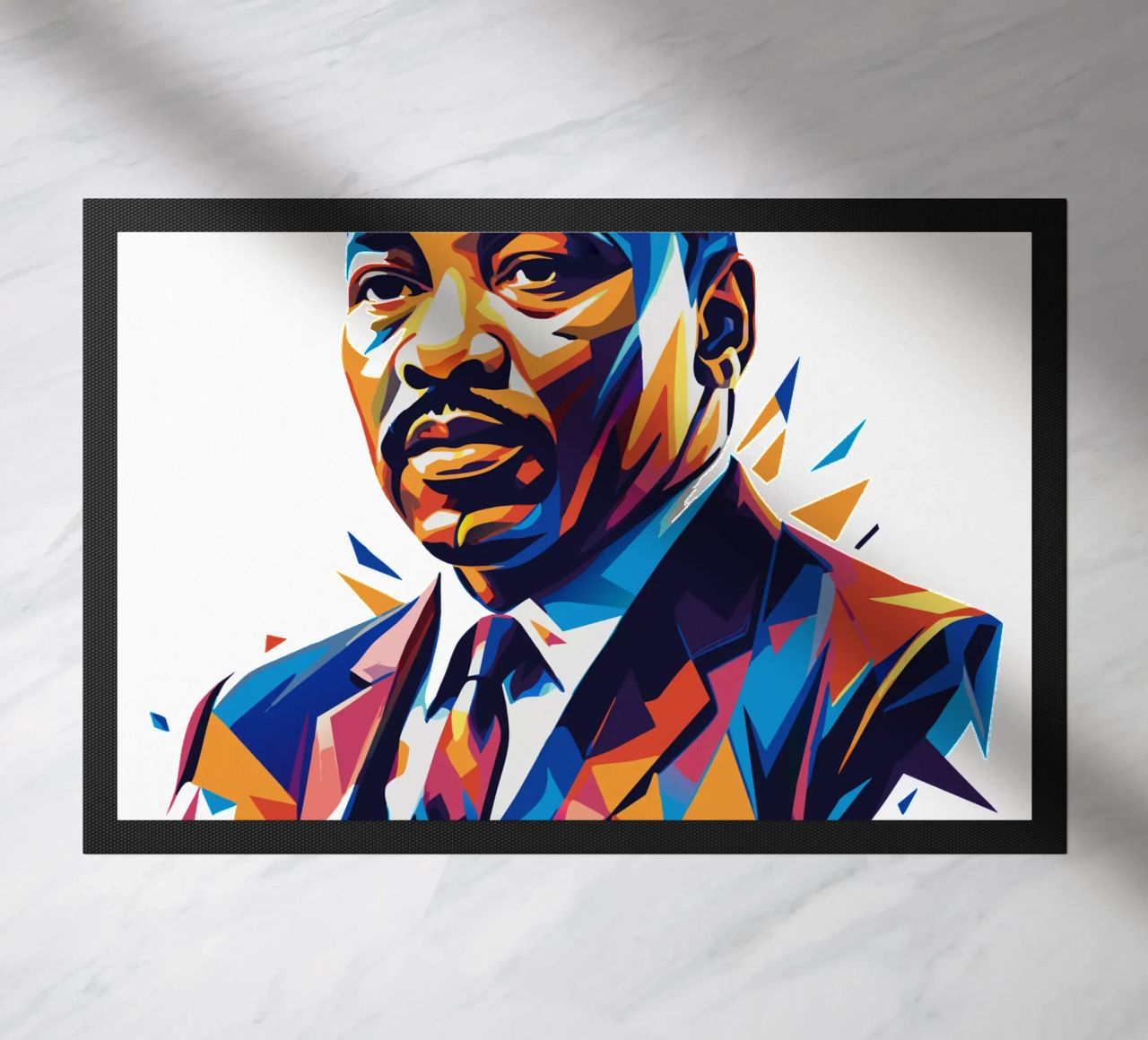 Martin Luther King Jr WPAP Pop Art zerbino da vectorartnesia