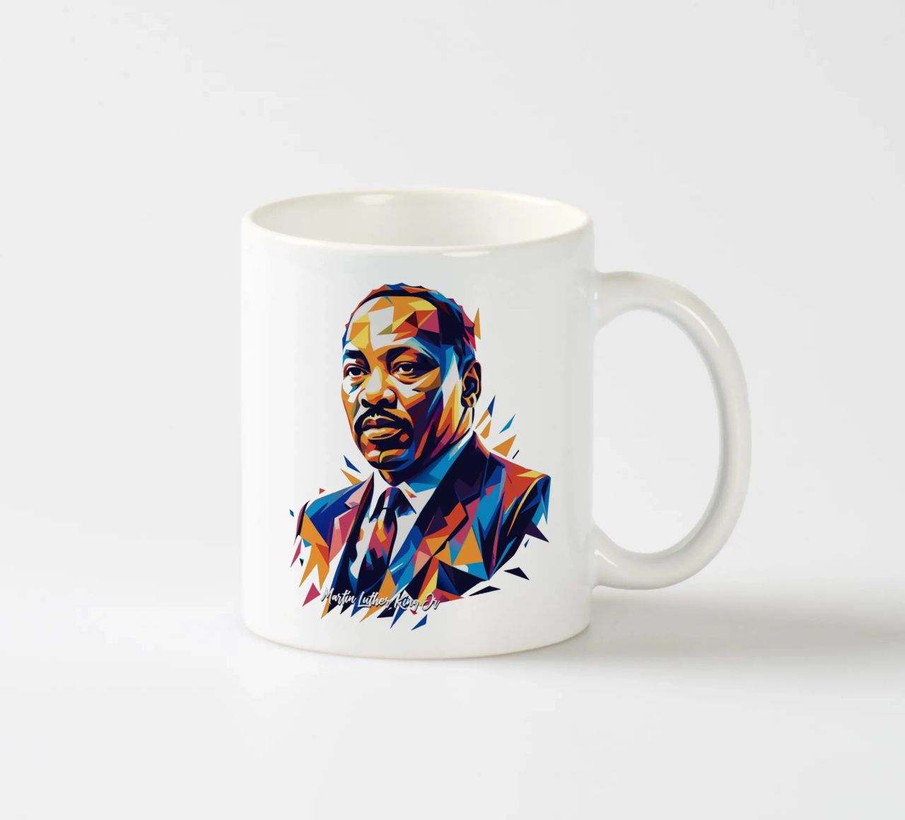 Martin Luther King Jr WPAP Pop Art tazza in ceramica da vectorartnesia