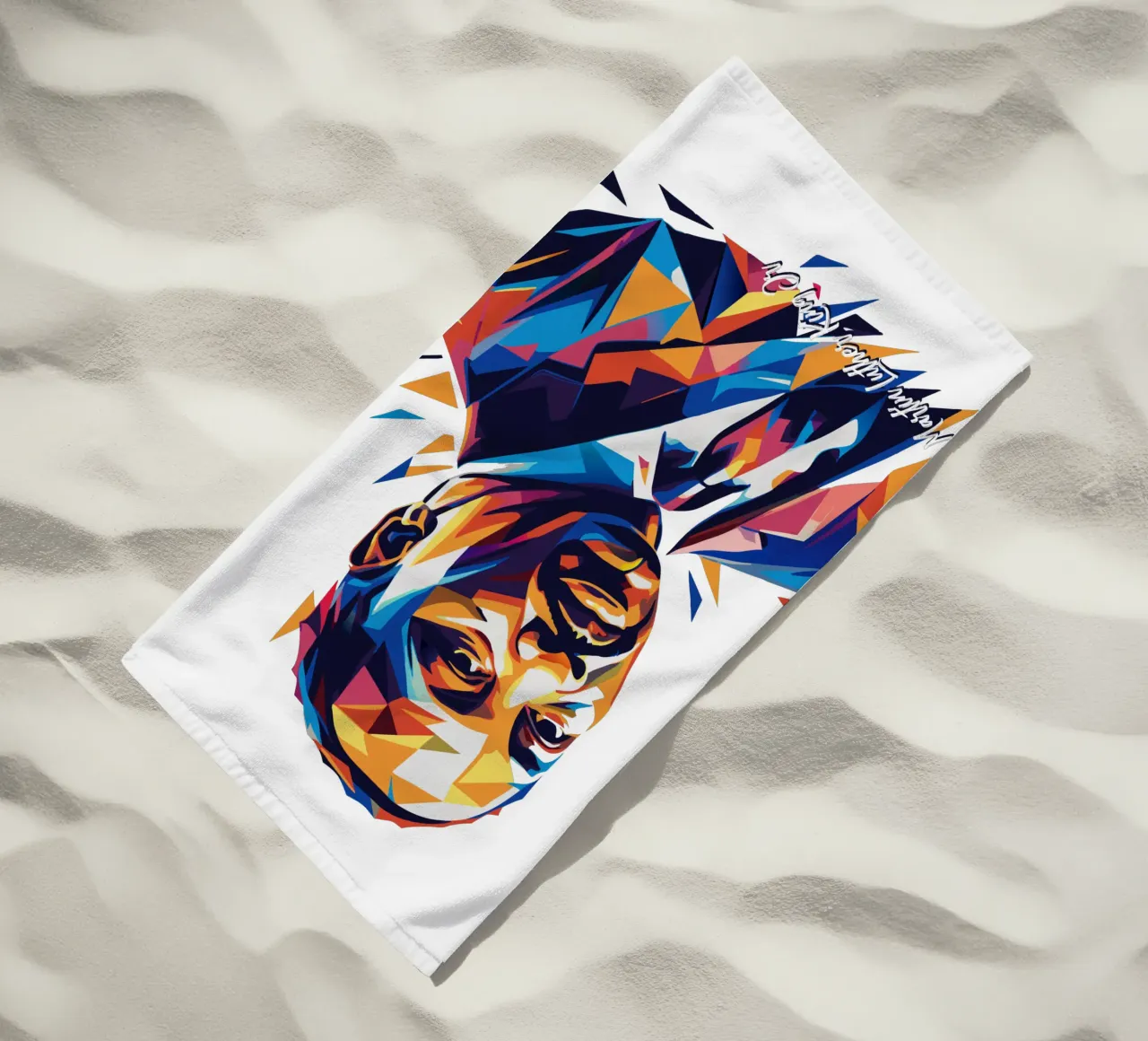 Martin Luther King Jr WPAP Pop Art telo mare da vectorartnesia