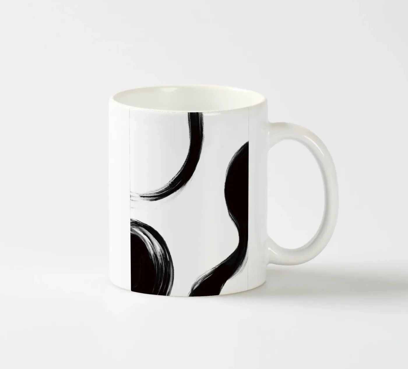 abstract ceramic mug by by elle arts