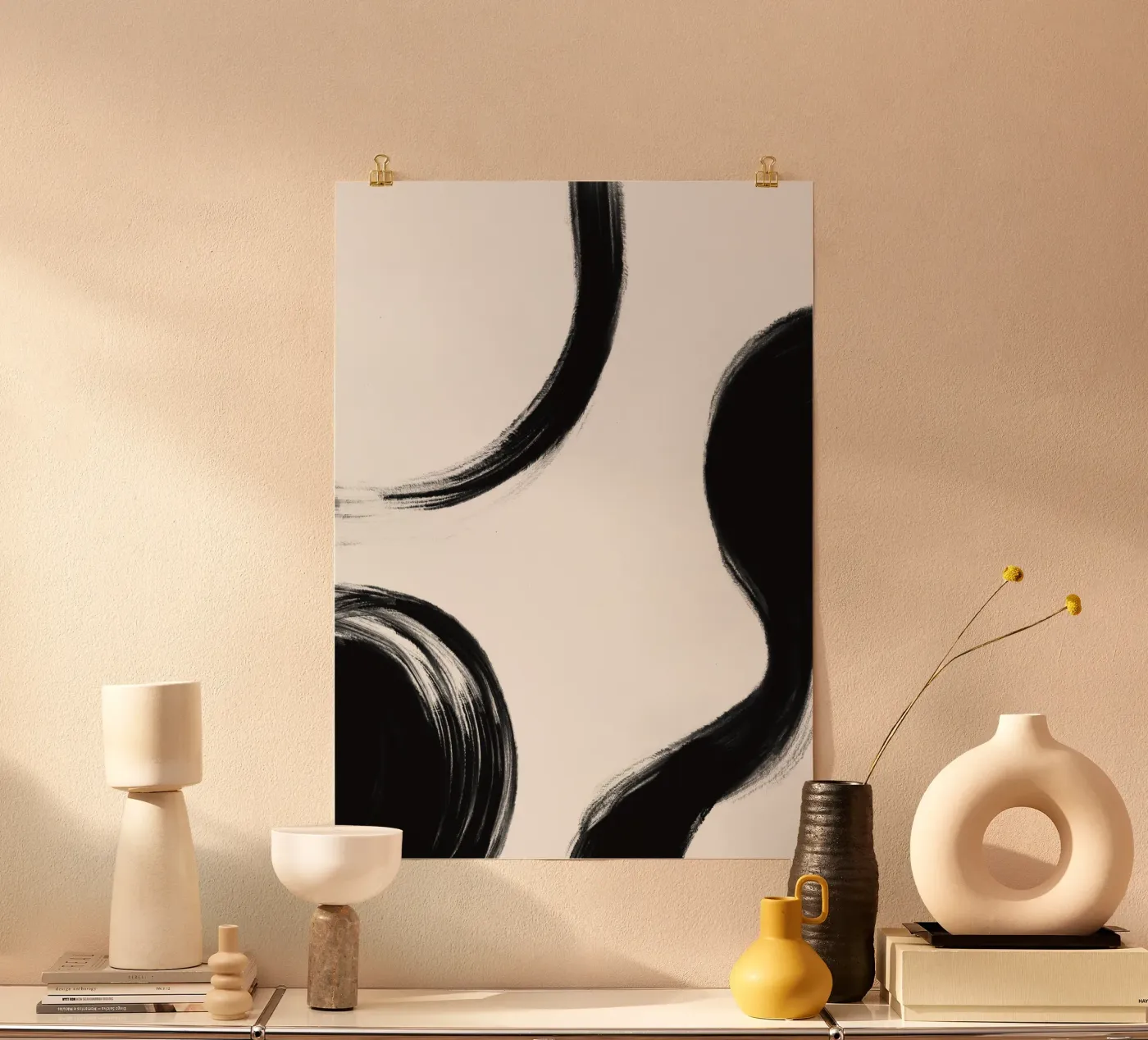 abstract poster van by elle arts