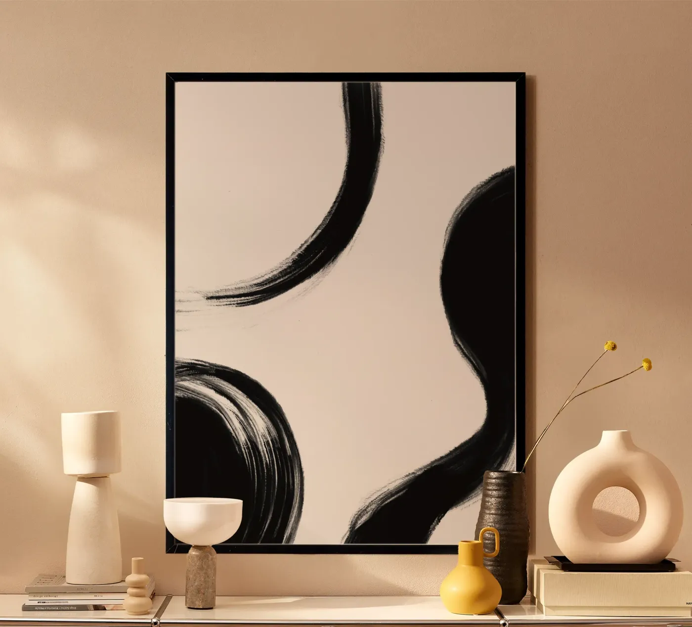 abstract poster van by elle arts