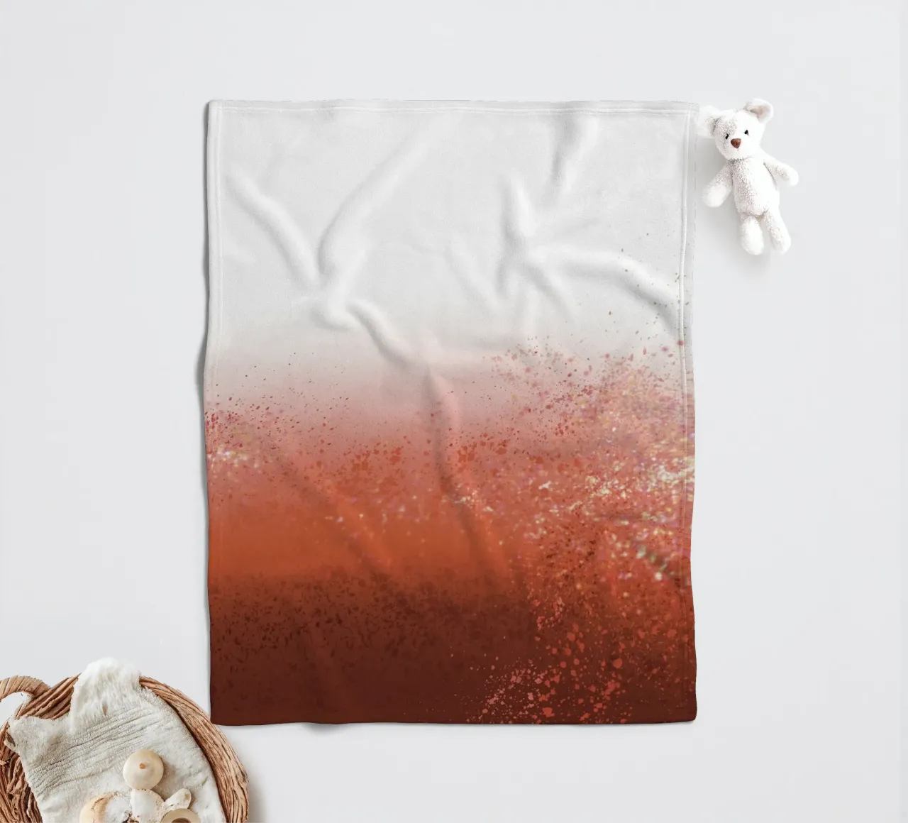 abstract fleecedeken van by elle arts