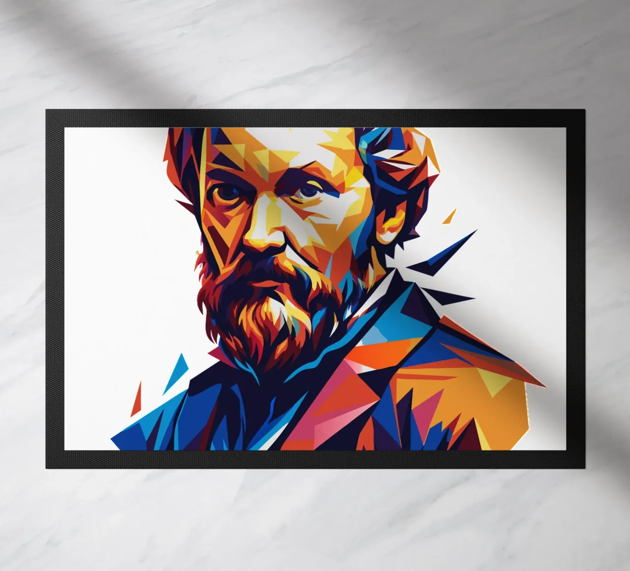 Michelangelo WPAP Pop Art zerbino da vectorartnesia