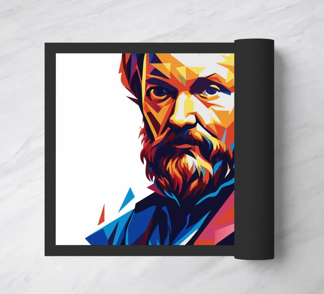 Michelangelo WPAP Pop Art zerbino da vectorartnesia