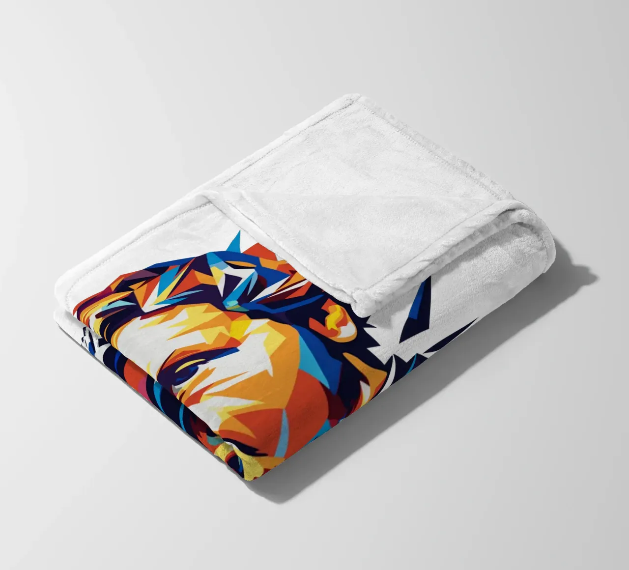 Michelangelo WPAP Pop Art coperta in pile da vectorartnesia