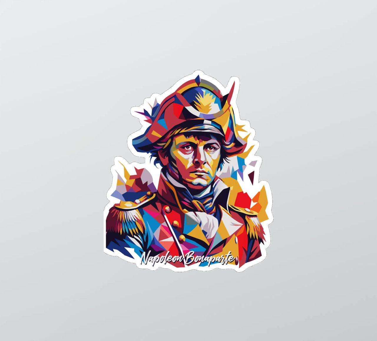 Napoleon Bonaparte WPAP Pop ARt autocollant de vectorartnesia