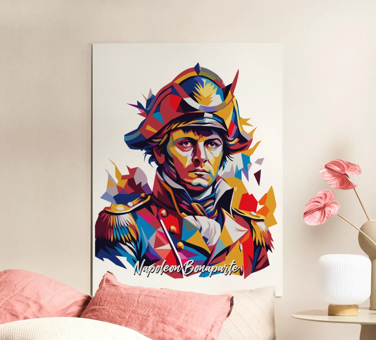 Napoleon Bonaparte WPAP Pop ARt poster da vectorartnesia